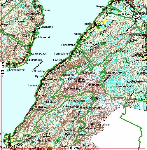 Vald nr 5 Hundstrand hadde tidligere et tellende areal på 18 750 dekar.