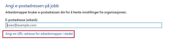 Workfolders/Arbeidsmapper Arbeidsmapper brukes til å lagre arbeidsfilene dine, og gir deg tilgang til dem fra alle PC-ene og enhetene dine selv når du er frakoblet.