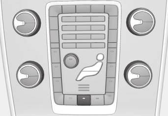Trykk på midten av rattet for å bruke signalhornet. Elektrisk oppvarming** av rattet (s. 78) Posisjonen til knappen kan varierer avhengig av valg og annet utstyr samt marked.