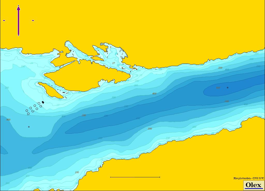 Herøy Vind 4 Herøy 2 1 km Figur 2.2. Utsnitt av Vindafjorden med referansestasjonen i dypet og stasjonen ved Herøy. Eksakt plassering av stasjonene er gitt i Tabell 2.1. Vurdering av miljøforholdene på stasjonene er markert med kakediagram, der = svært bra, = bra, = middels, = dårlige miljøforhold og = dødt.