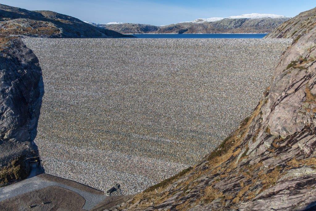 Vedlegg G Dam Svartevatn Forsterkning av eksisterende dam med plastring nedstrøms dam.