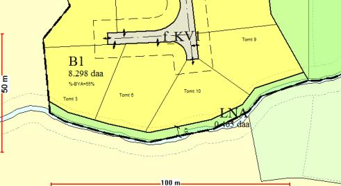 unngås flatesprenging av tomtene. Det er ikke ønskelig at hus blir plassert på toppene og blir ruvende i landskapet.