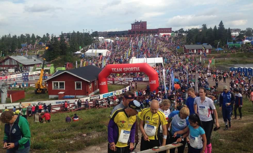 Samlingsplass 2. etappe O-ringen Sälen 2016 Petter, Frode, Terje og Astrid deltok i sommer på O-ringen i Sälen. Verdens største orienteringsløp med over 24.300 deltagere. Total ca 100.