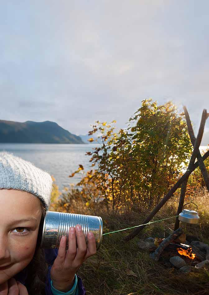 Kaffi er deilig når du er på tur og brukar energi.