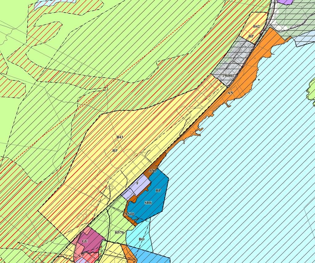 Side 3 av 6 Utsnitt frå arealdelen i kommuneplanen til Herøy.