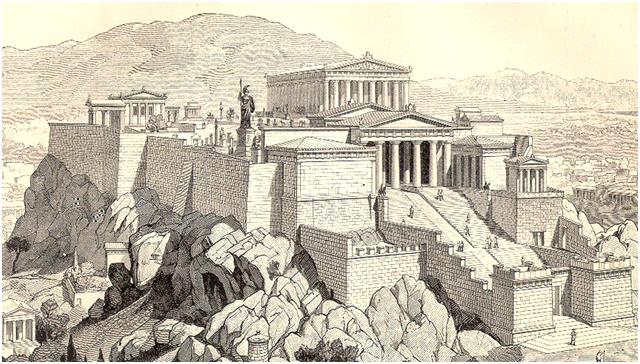 Til å begynne med ble de greske bystatene styrt av en gruppe rike menn. Misnøye med styret førte til opprør og innføring av eneherskere, såkalte tyranner.