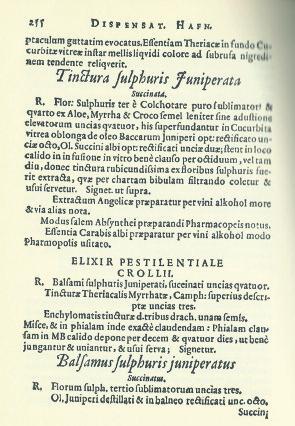 Tycho Brahes oppskrifter ble ikke tatt opp i farmakopeene.