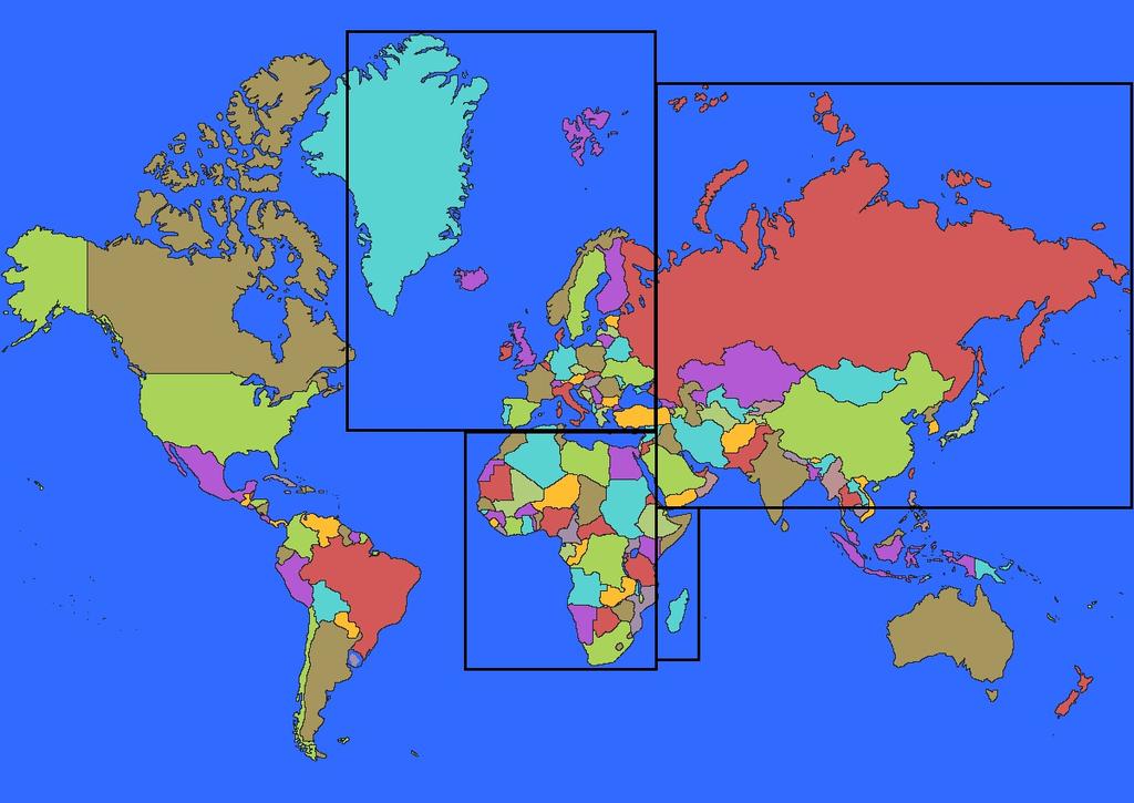 Vi har laga en ny firkant som bare inkluderer disse landene. Nå har du skrevet så mange if -setninger at denne tror vi du greier uten en sjekkliste.