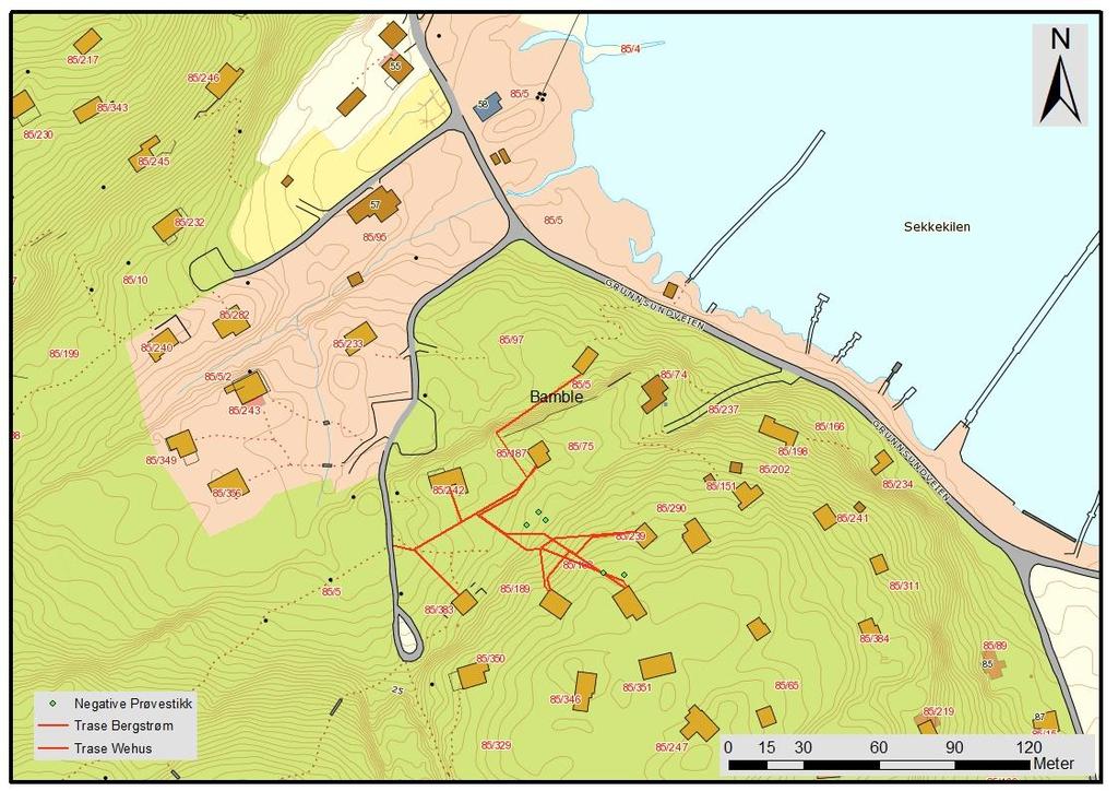 Omtrent 300 meter sør for planområdet ble det i 2008 imidlertid