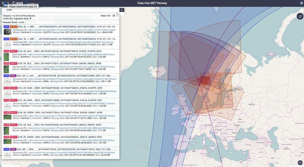 Satellittdata.