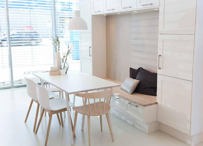 Salgsansvarlig Norema Ann Christin Hansen Format Hvit Vi har vektlagt både størrelse og detaljnivå på våre kjøkkenløsninger i dette boligprosjektet.