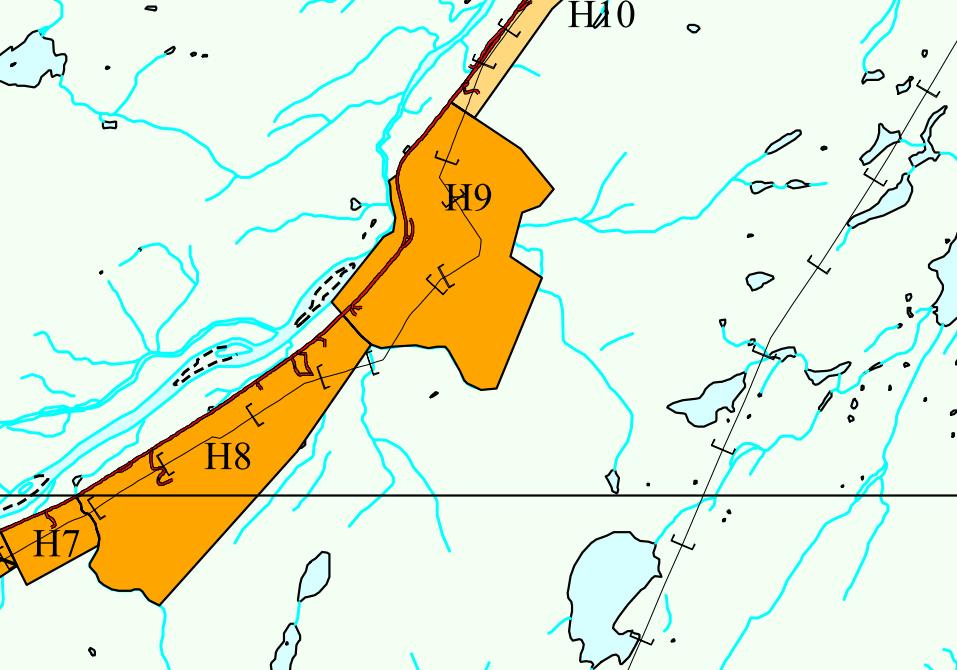 Planområdet ligger i sin helhet innenfor området H9 i kommuneplanens arealdel, vedtatt 15.06.