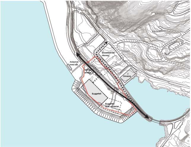 Sykehustomt på Rossmolla, Hammerfest Orienterende miljøgeologisk vurdering multiconsult.no Rossmolla Ønsket utvidelse av fyllingen er vist i Figur 1 og har et areal på ca. 4.