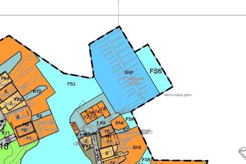 Reguleringsendringa medfører at 508m2 som i dag ligg inne som friluftsområde i sjø i gjeldande kommuneplan vert omregulert til småbåthamn.