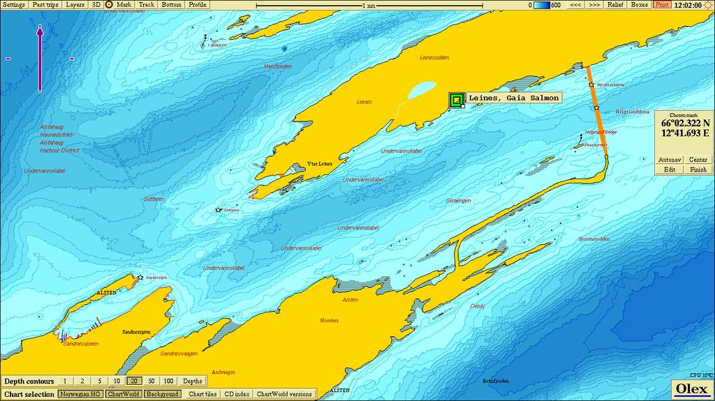 Oppsummering og vurdering Lokalitet Leines ligger i Leirfjord kommune i Nordland fylke. Lokaliteten ligger rundt 3 km nordøst for Sandnessjøen og ca.