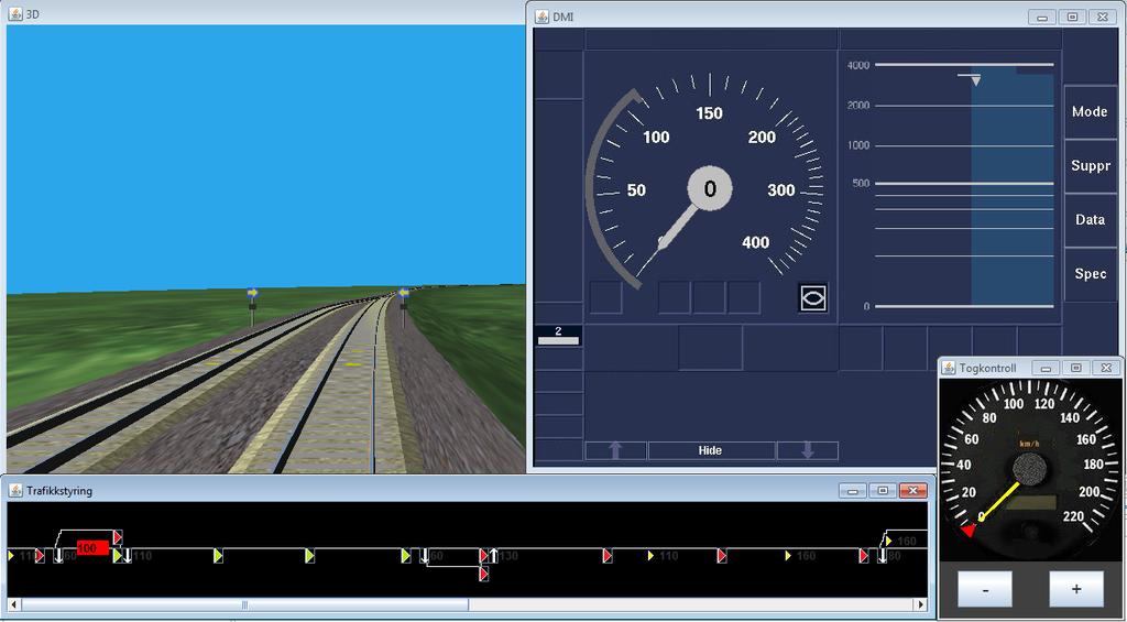 Hovedprosjekt HiO 2010 Brukermanual ERTMS Driver Interface Simulering 4 KJØRING AV TOGET MED ERTMS 4.1 KJØRETILLATELSE Det er trafikkstyringssentralen som styrer togtrafikken og gir kjøretillatelser.