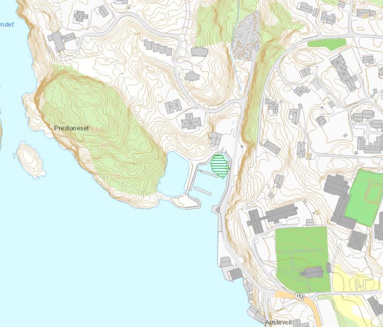 Oppdragsnr.: 5153092 Planprogram 4) Grønt daldrag (sjå nr 4 på fig 8) Frå småbåthamna på Storebø går det eit grønt drag langs eit myrlendt område rett nordover.