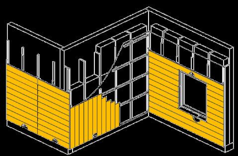 Cedral Click panelene monteres