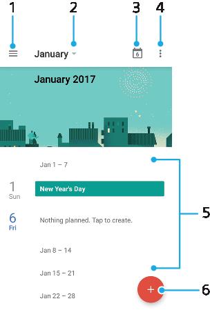 Klokke og Kalender Kalender Bruk Kalender-appen til å holde oversikt over tidsplanene dine.