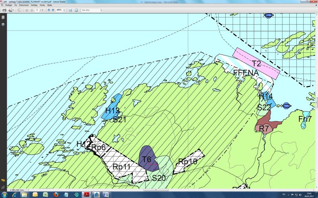 I ny areaplan ligger deler av området ut til småbåthavn (H13) og spredt bebyggelse naust (S21).