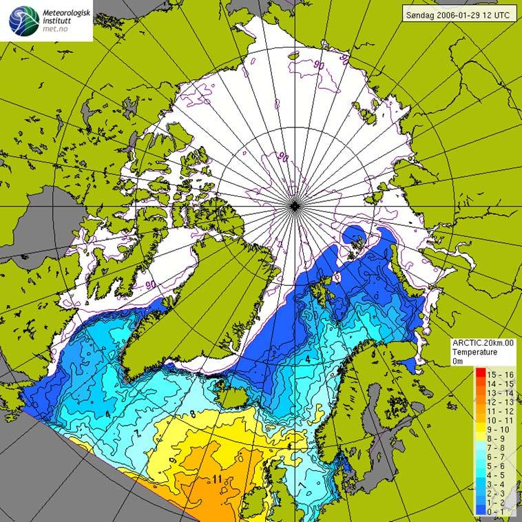 Noen utfordringer Detaljert isvarsel i polhavet: Meget god