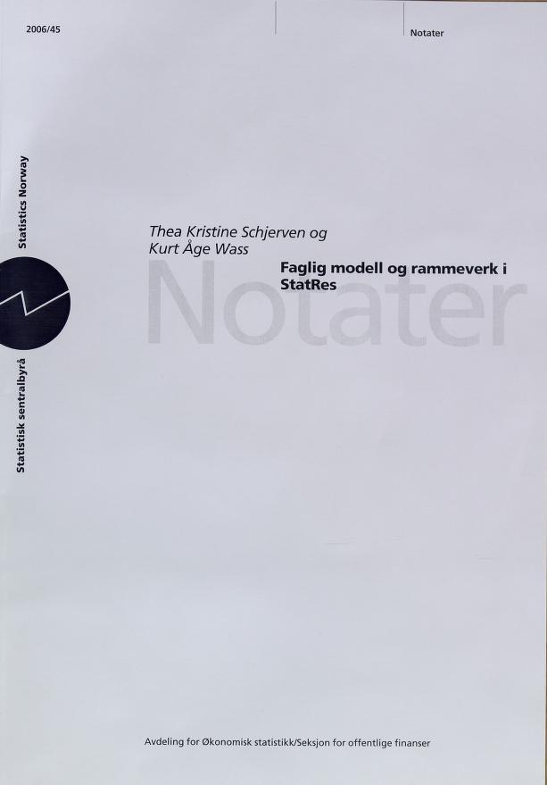 2006/45 Notater ra o2 s jg V) 777ea Kristine Schjerven og Kurt Åge Wass Faglig modell og rammever