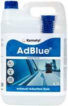 AdBlue FOR PERSONBILER Oppfyller kravet til ISO 22241-1-4. Kemetyl AdBlue 1.5L er utviklet spesielt for personbiler. Med Kemetyl AdBlue 1.