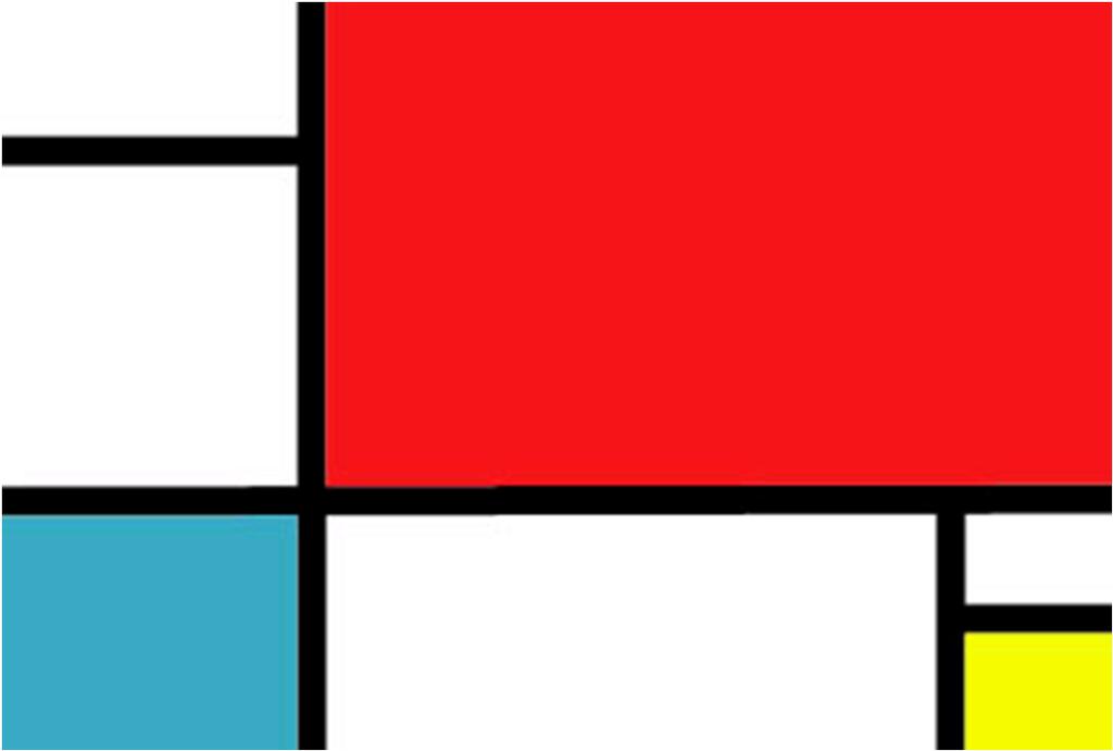 Piet Mondrian, apstrakcija Geometriskite sliki na Mondrijan i geometriskiot mebel na Gerit