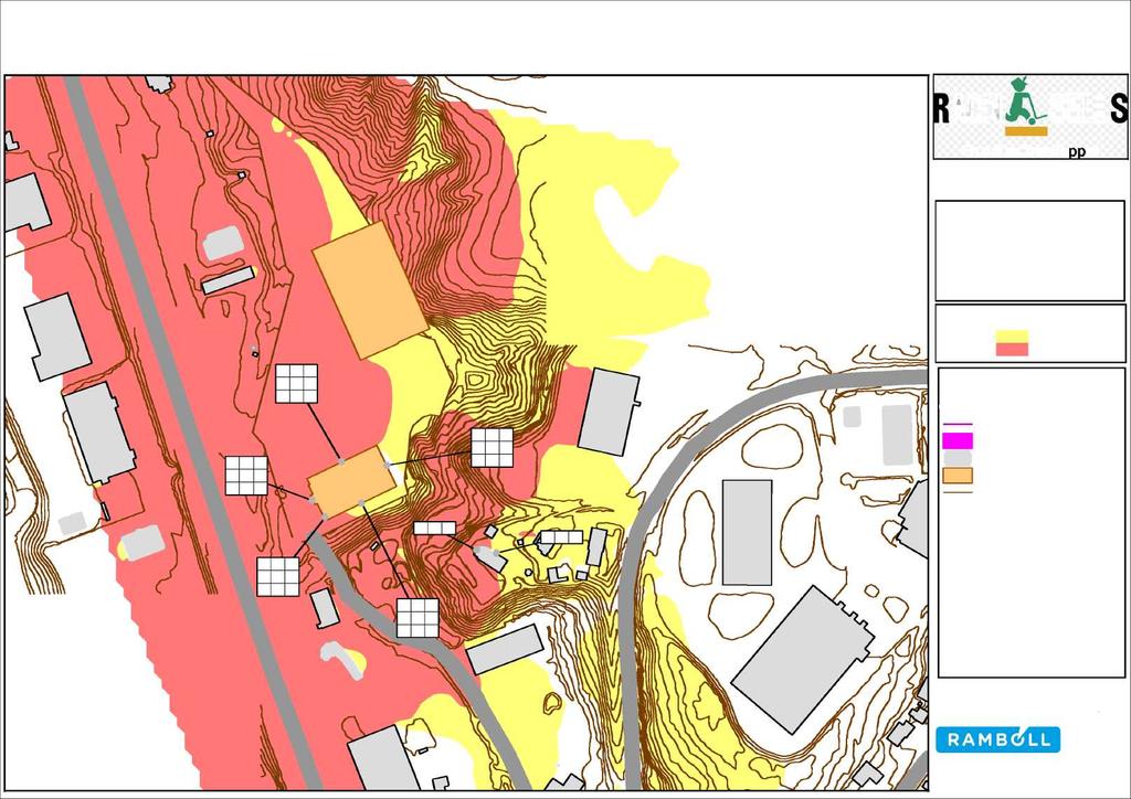 Støysonekart, Ragn Sells-Eikhaugen for år 2034 Oppdragsnummer: 1350017101 VEDLEGG 3 Dato: 25.06.