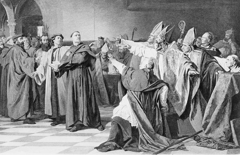var kurfyrsten, Fredrik den vise, som hersket over områdene rundt Wittenberg, og han ville ikke sende den populære professoren og presten Martin Luther til Roma. Kurfyrsten visste det var farlig.