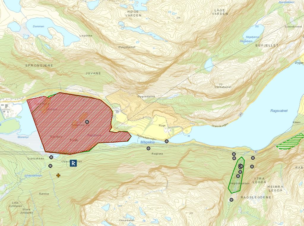 områder Kalklindeskog, punkter Kalklindeskog, områder Kystlynghei, punkt Kystlynghei, områder Naturvernområder, klasser Nasjonalpark Naturreservat