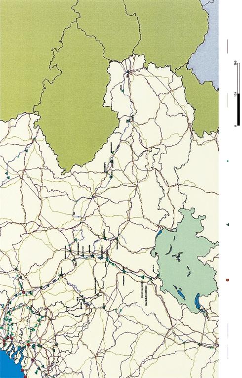 OVERSIKTSPLAN OVER DET TRANSEUROPEISKE TRANSPORTNETT (tidsramme 2010) SJOØHAVNER OG INNLANDS VANNVEIER 02/2001 4.