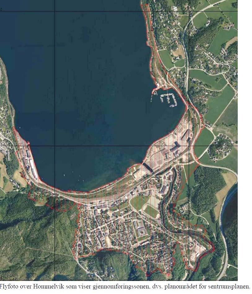 Følgende områder er tatt ut av planarbeidet: Djupvasskaia og område sør/vest for fylkesvegen i dette området (arealbruk avklart i KPA, ingen endringer) Sandfjæra og Mogjerdet (avklart i andre