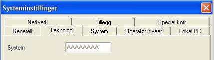 Systemkode 2.04 2.04 Systemkode Her vises systemets unike systemkode/ lisensnummer. OBS. Denne informasjonen er kun tilgjengelig når man er innlogget med ts1000 og de 6 siste sifferne i systemkoden.