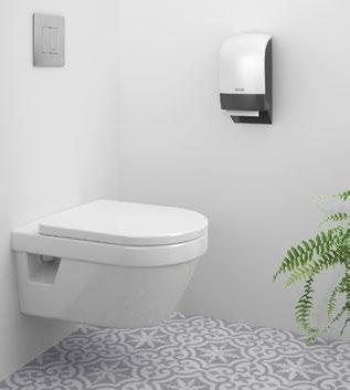 Utstyr toalettet med mykt og drøyt papir i dispensere med smarte funksjoner, sammen med velduftende såpe. Slik skaper du de beste forutsetningene for at gjestene skal trives og anbefale deg til andre.