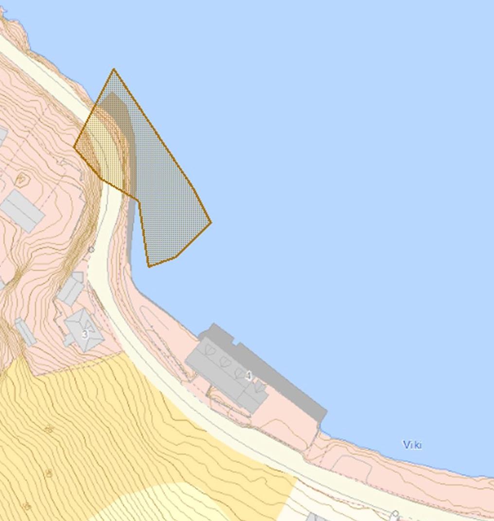 Skredfare I nord-vestleg del av planområdet er det på NGI sine gamle stein- og snøskredkart eit mindre område avmerka som potensielt skredfarleg.