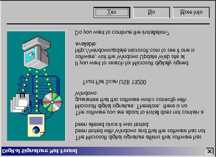 Figur 3: Digital sertifisering under Windows 2000 Trust Flat Scan USB 19200 er nå klar til bruk.