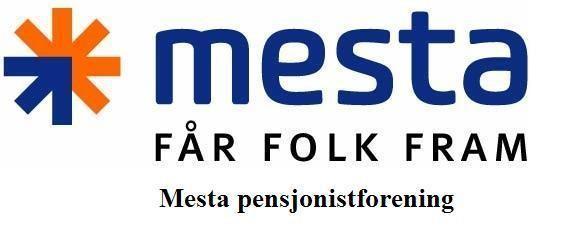 http://www.mestapensjonist.no ÅRSMØTEPROTOKOLL 2016. Årsmøte i Mesta pensjonistforening (MPF) ble avholdt den 30.03.2016 kl. 1200-1400. Sted: Mestas hovedkontor på Lysaker, Oslo.