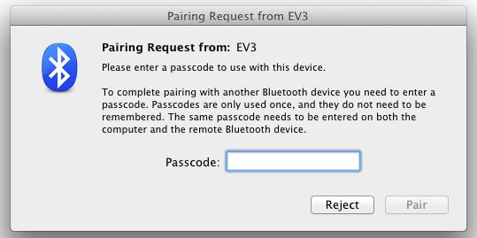 Velg Bluetooth ved å klikke på alternativknappen under Bluetooth-ikonet.