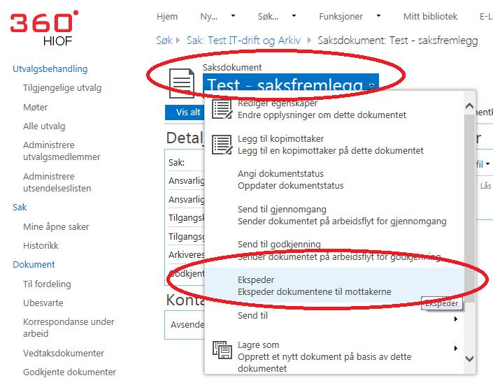 23: Hvis dokumentet har blitt godkjent, får man en e-post via Outlook.