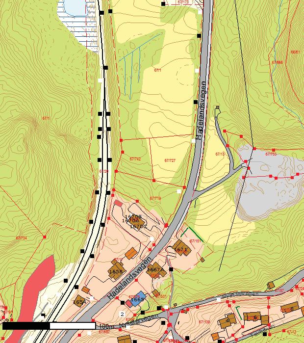 LUNNER KOMMUNE Eiendom: KARTSKISSE Bnr: Gnr: 67 Fnr: 0 Snr: 0 719,727,742 Adresse: Hadelandsvegen, 2742 Grua Hj.