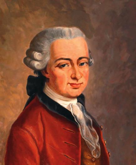 Fig. 1. Gerhard Schøning, rektor på Katedralskolen 1751-1765 og en av de tre stifterne av det»trondhjemske Selskab«.