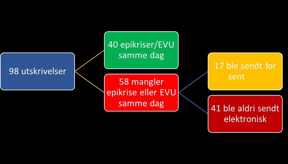 Trinn 3 Bodø kommune fikk tilbakelevert resultatet av sykehusets gjennomgang og gjorde en ytterligere kvalitetssjekk av tallmaterialet.