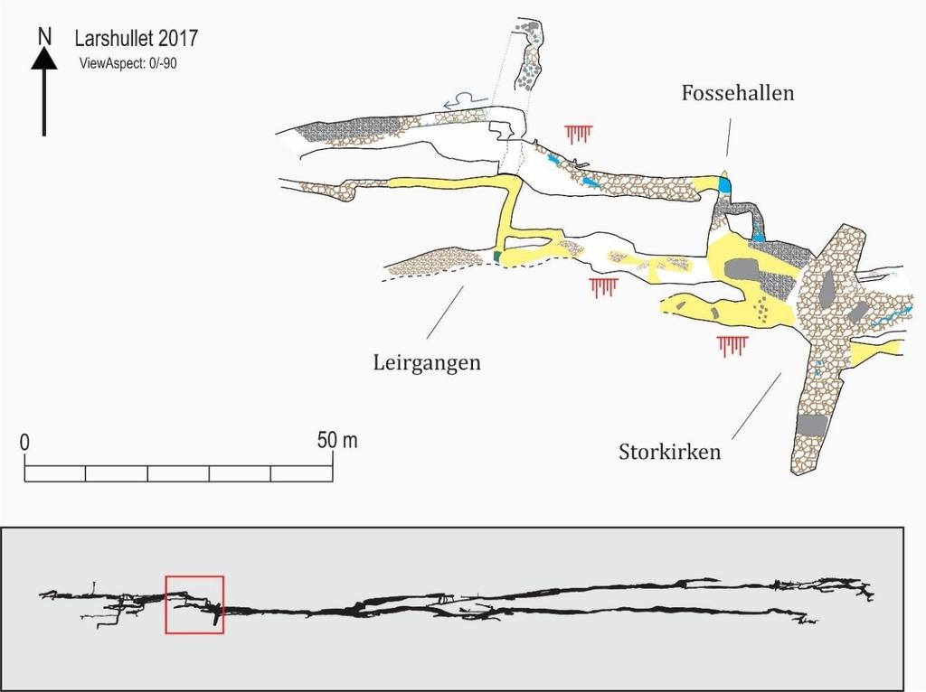 Kapittel 4 RESULTAT parallelt med hovedpassasjen. Videre øst kommer man til Storkirken.