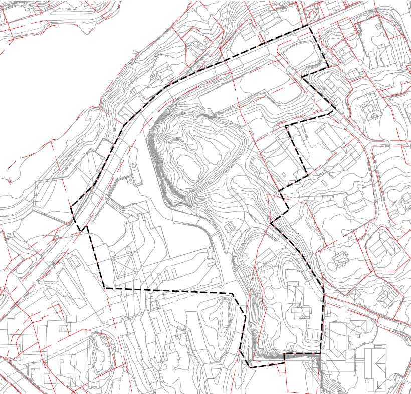 7 (12) 3.3 Planavgrensning Figur 3 forslag til plangrense Planområdet utgjør et areal på ca. 27,5 daa. 3.4 Trafikale forhold Dagens adkomst til sykehusområdet er fra Dydens vei og Kloppenebakken.