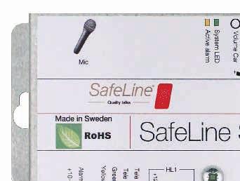 Heistelefoner SafeLine SL2 SafeLine SL2 57 2 x 5,5 2 x 9,5 90 159 171 SafeLine SL2 Heistelefon utformet for installasjon på heisstoltaket, med innebygd: alarmknapp, høyttaler og mikrofon for tekniker.