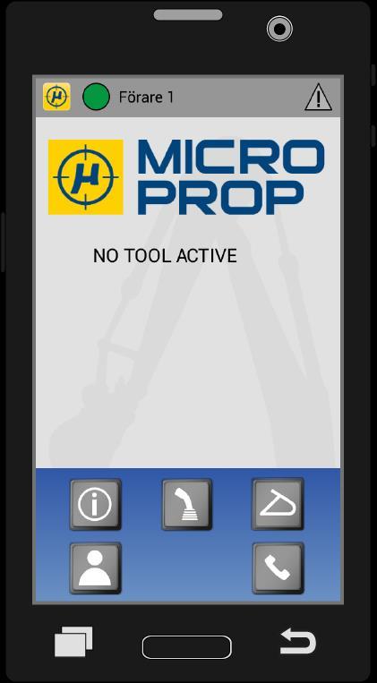 FJERNSUPPORT 5.1. BRUK ANDROID-APPEN FOR MICROPROP DC2 3 1 2 4 5 Pos.