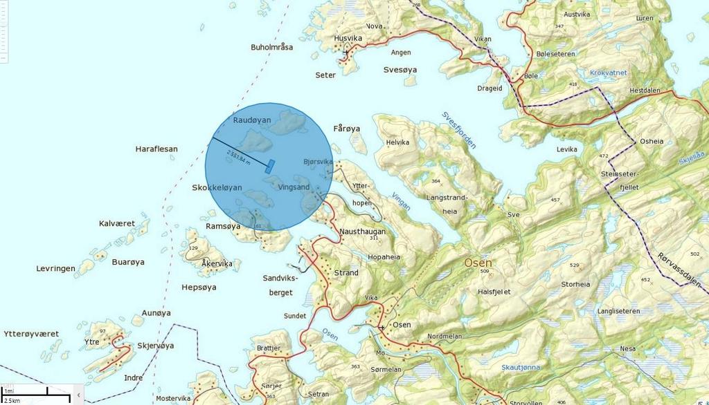 2016 Oppsummering Dette er en oppsummering av supplerende informasjon i forbindelse med søknad om opprettelse av lokaliteten Nordre Skokkeløy i Osen kommune, og er skrevet av Aqua Kompetanse AS.