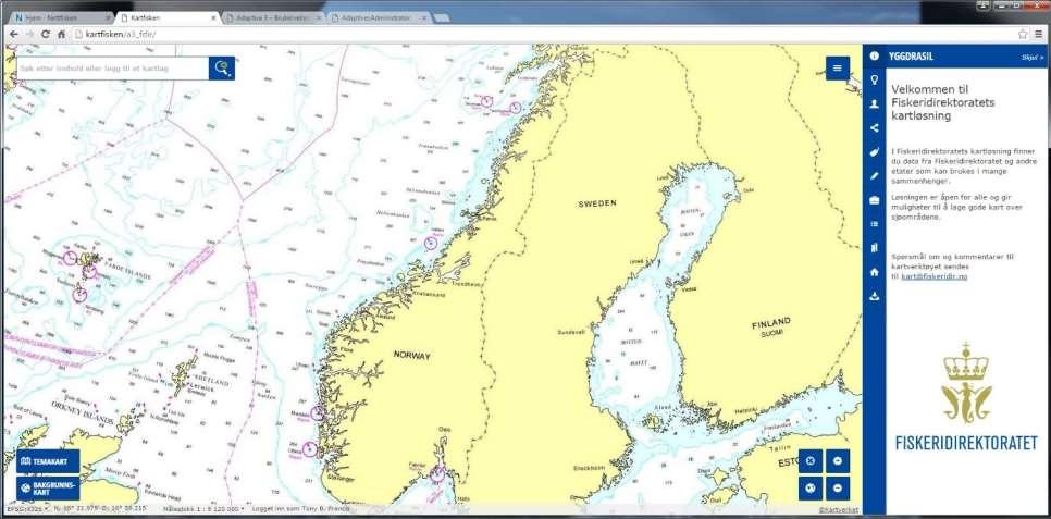 Fiskeridirektoratet satser på geografisk informasjon som kunnskapsplattform Lanseres eksternt