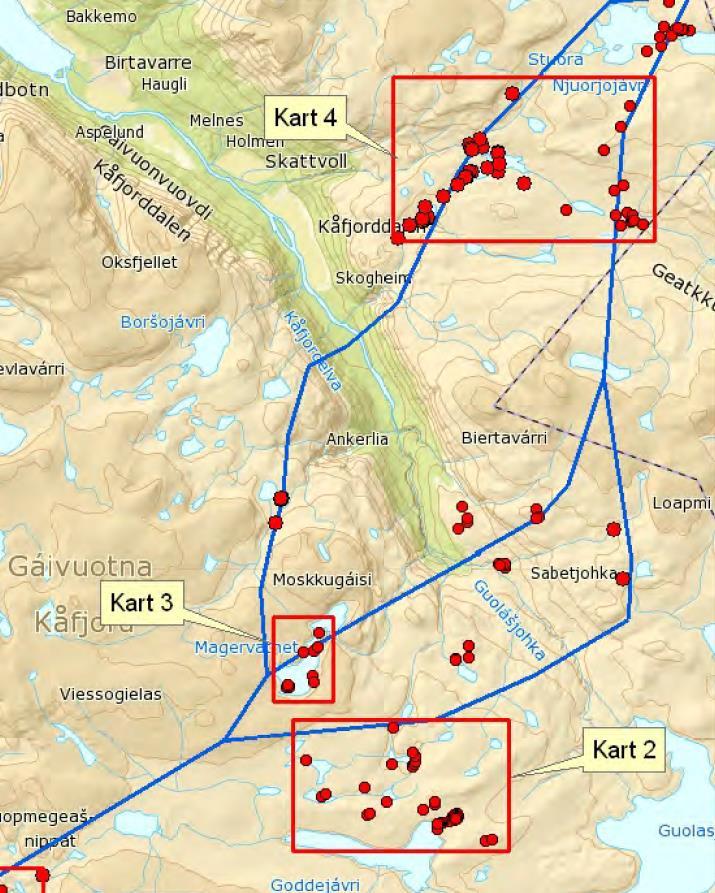 Troms Kraft Produksjon AS 64 6.10 KULTURMINNER I konsesjonsvilkårenes post 20 er det angitt at anleggseier skal undersøke om fortidsminner eller andre kulturhistoriske lokaliteter blir berørt.